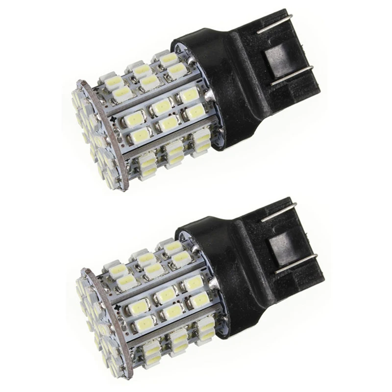 2x T20 7440 de 7443 64 SMD 6000 blanco K inversa de freno de cola Bombilla LED lámpara 12V