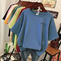 Plus Size 6XL 150kg Summer  Women T Shirt Short Sleeve Big Tee Cotton Shirt O Neck Short Sleeve Cartoon Print Women T Shirt