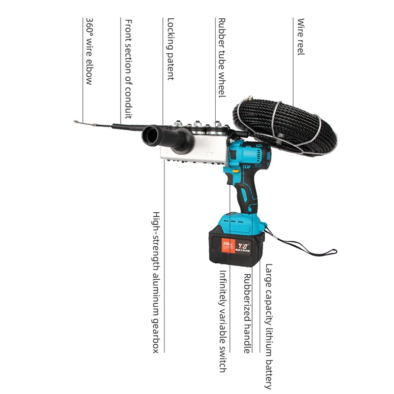 Multifunction Lithium Battery Stringing Machine Fully Automatic  Electric Dark Line Pull Line Wire Guide Tools