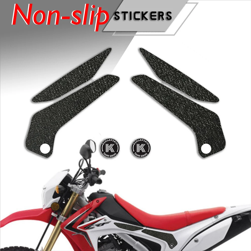 

Motorcycle tank grip fuel tank traction pad side knee grip friction protector sticker for HONDA 2013-2018 CRF250L 14-15 CRF250M