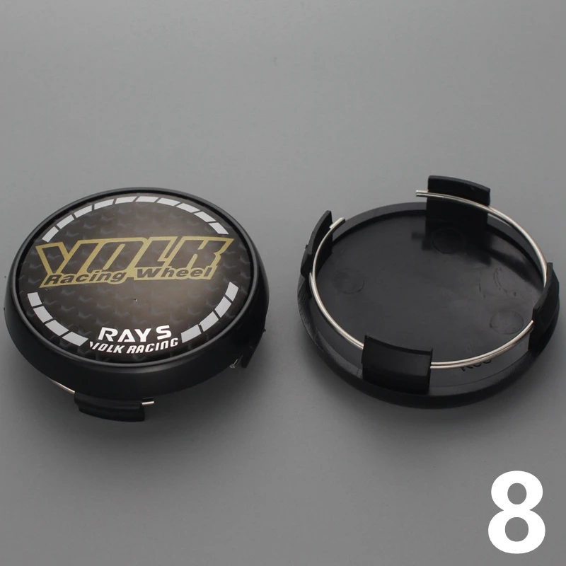 4pcs 65mm/60.5mm clip volk rays wheel center cap car covers caps on wheels enkei racing ssr logo emblem hub cap for rims auto