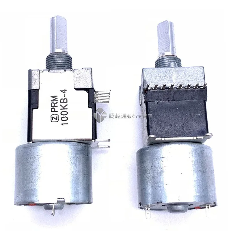 RK168 motor potentiometer stereo channel B100K * 2 axis 20MM power discharge machine drive volume potentiometer