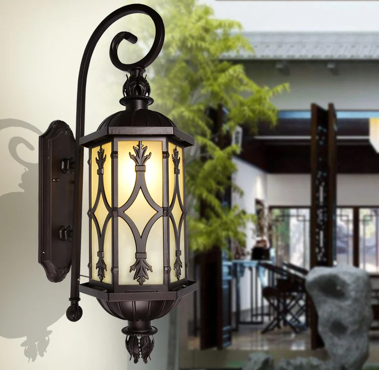 Outdoor European Wall Lamp Outdoor Waterproof Wall Light Courtyard Lamp Fence Courtyard Garden Energy Saving led Lamp