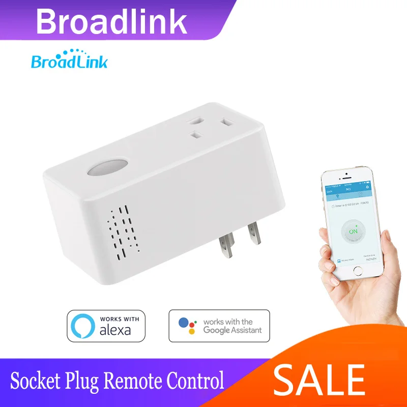 Broadlink SP3 16A Hoa Kỳ Hẹn Giờ Thông Minh Wifi Ổ Cắm Cắm Máy Lau Nhà Tự Động Thông Minh Điều Khiển Không Dây Dành Cho IOS Android Chính Hãng