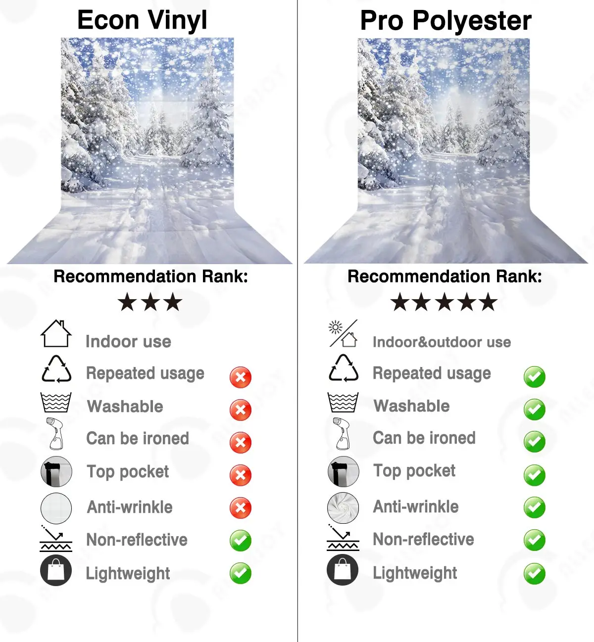 Funnytree photo background photography studio snow tree street winter Frozen nature scene decor photophone photozone backdrop