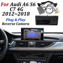 Car Parking Camera For Audi A6 S6 C7 4G 2012-2018 Original Screen / Front Rear View Backup Reverse Camera And Video Decoder