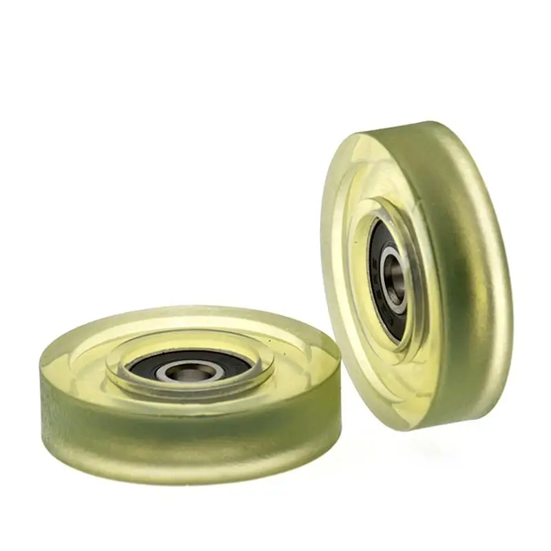 Imagem -04 - Guia Silencioso Roda da Correia Transportadora Poliuretano Plutônio 626 626rs Roller Bearing Polia de Fricção 6x40x10 10 Peças 50 Peças 6*40*10 mm