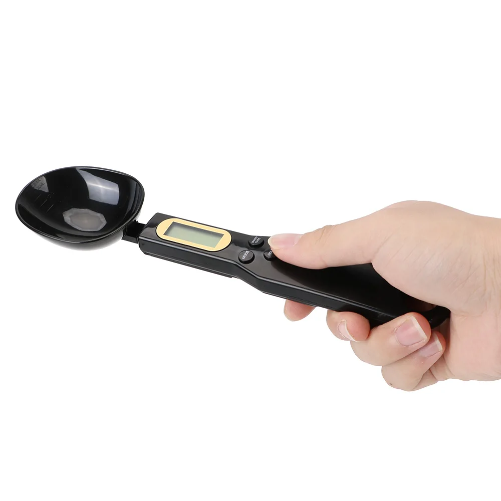 Electronic Spoon LCD Digital Useful Measuring Spoon Coffee Milk Tea Sugar Baking Spoon Kitchen Tools Food Thickening 500g/0.1g
