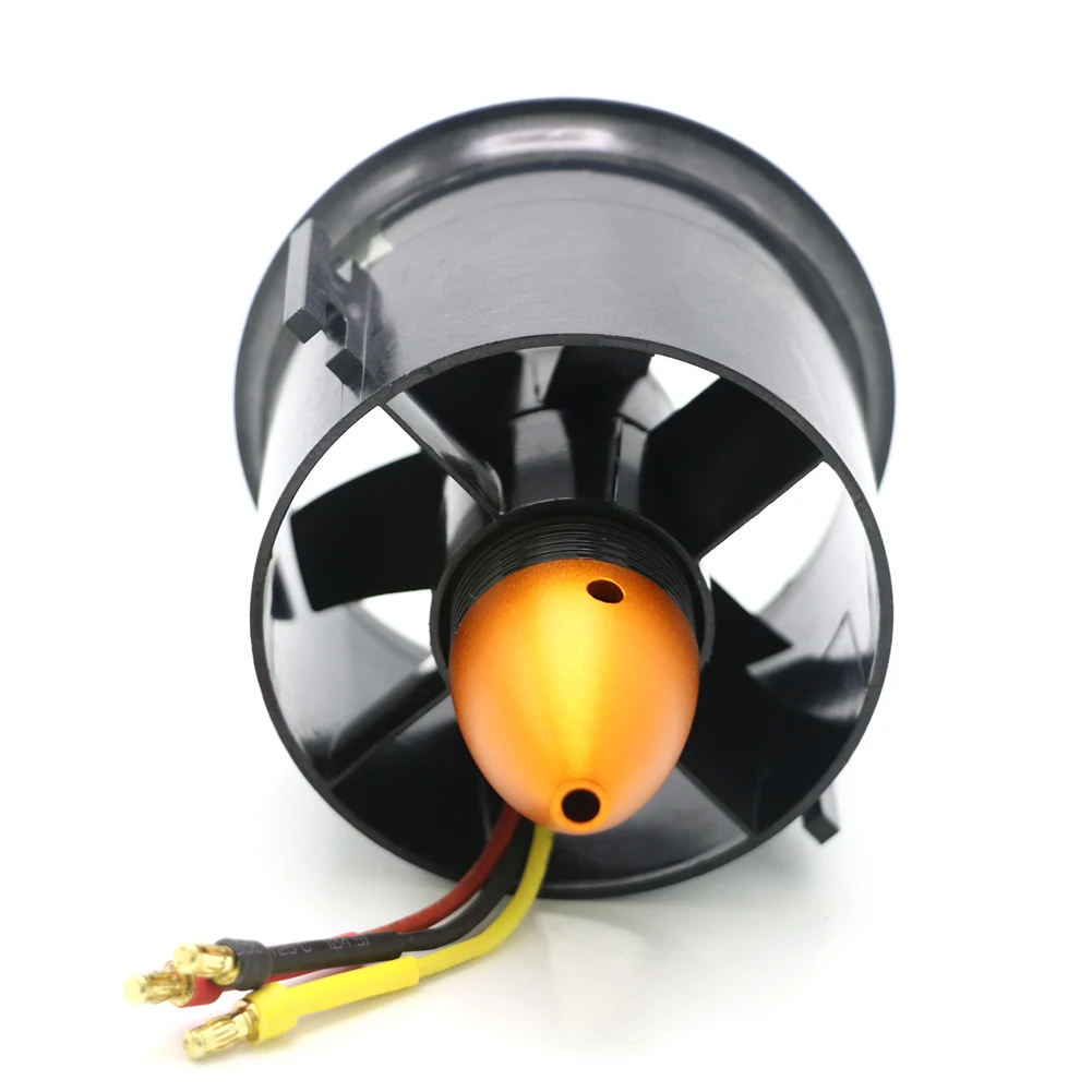 70mm / 90mm 6 Blades Ducted Fan EDF with F2839 3000KV / F3553 1750KV  650W/ 1600W Brushless Motor for RC Airplane