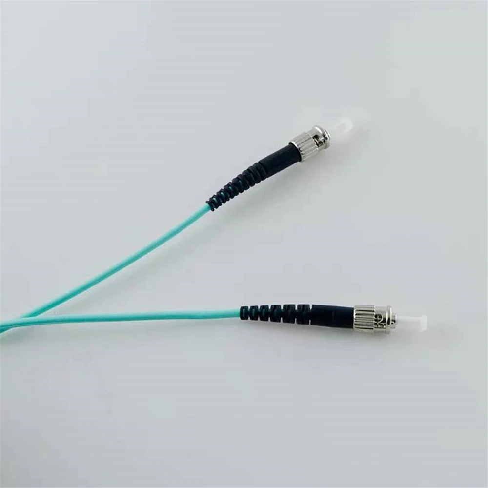 fiber optic patch cord 10pcs ST-ST 1M 2M 3M 5M 7M 10M Duplex OM3 cable ST/UPC optical fibre jumper 2.0mm 3.0mm DX free shipping
