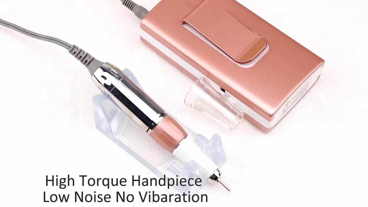 Order 25pcs customize private logo Wireless 30000rpm Nail drill made in japan rechargeable electric kupa nail drill