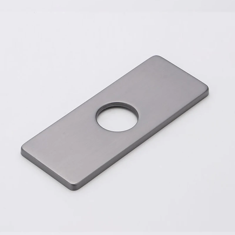 

1PC Faucet Plate Hole Tap Cover Deck Plate Stainless Steel Bathroom Kitchen Sink For Most Single Hole Faucet