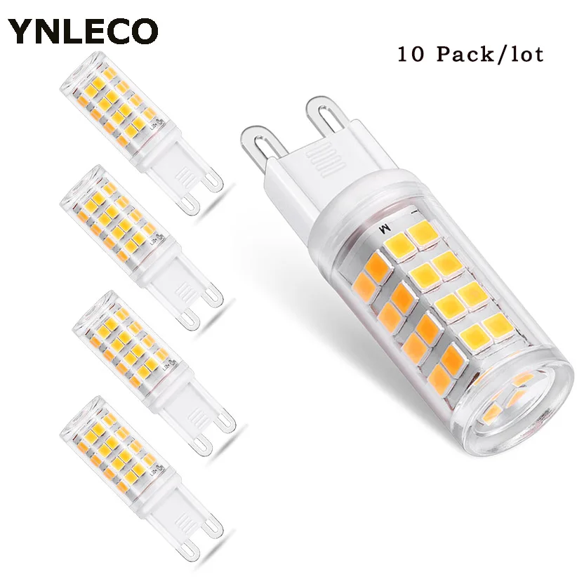 

10 Pack G9 LED Bulb 3W 110V 220V No Flicker Lampada LED G9 leds Lampara Lamp Bombillas Replace 40w Halogen SMD 2835 52LED