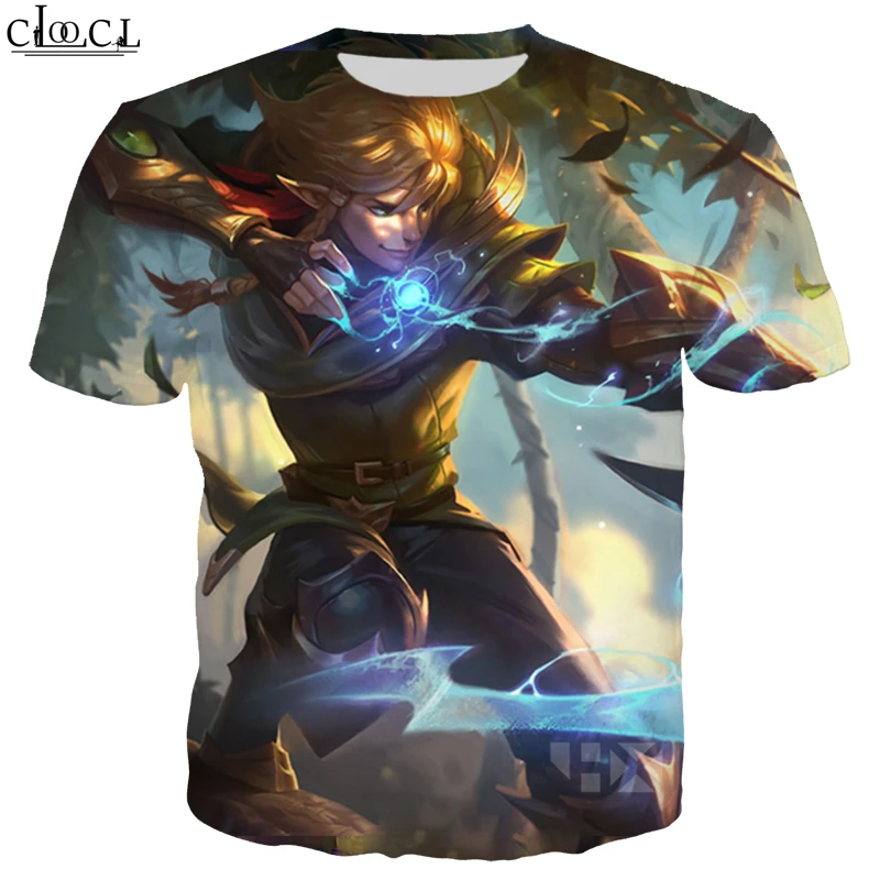 CLOOCL Pulsefire Nottingham Striker Ezreal T Shirts 3D Print Men T Shirt Sweatshirt Unisex Streetwear Tops T344