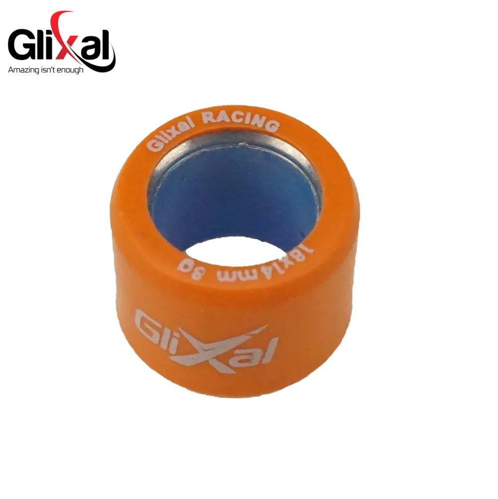 Высокопроизводительный гоночный вариатор Glixal 18x14 мм, роликовый набор весов 152QMI 157QMJ GY6 125cc 150cc, скутер, мопед, вездеход (8g-16g)