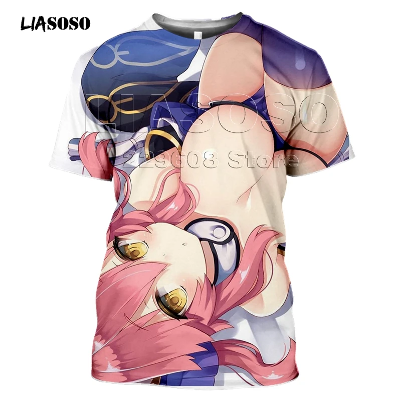 LIASOSO New Anime DARLING in the FRANXX Tees 3D Print t shirt/Hoodie/Sweatshirt Unisex Streetwear Harajuku Tops hoodies