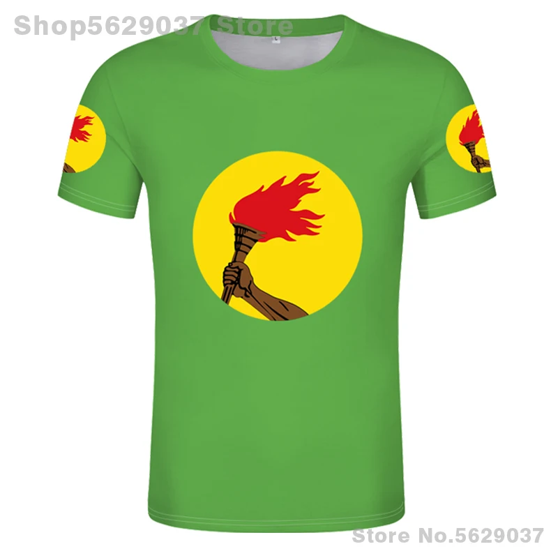 Zaire Flag 1971 1997 T-shirt Democratic Republic of Congo Customized Unisex Sports T-shirt Flag T-shirt Print Photo Clothes