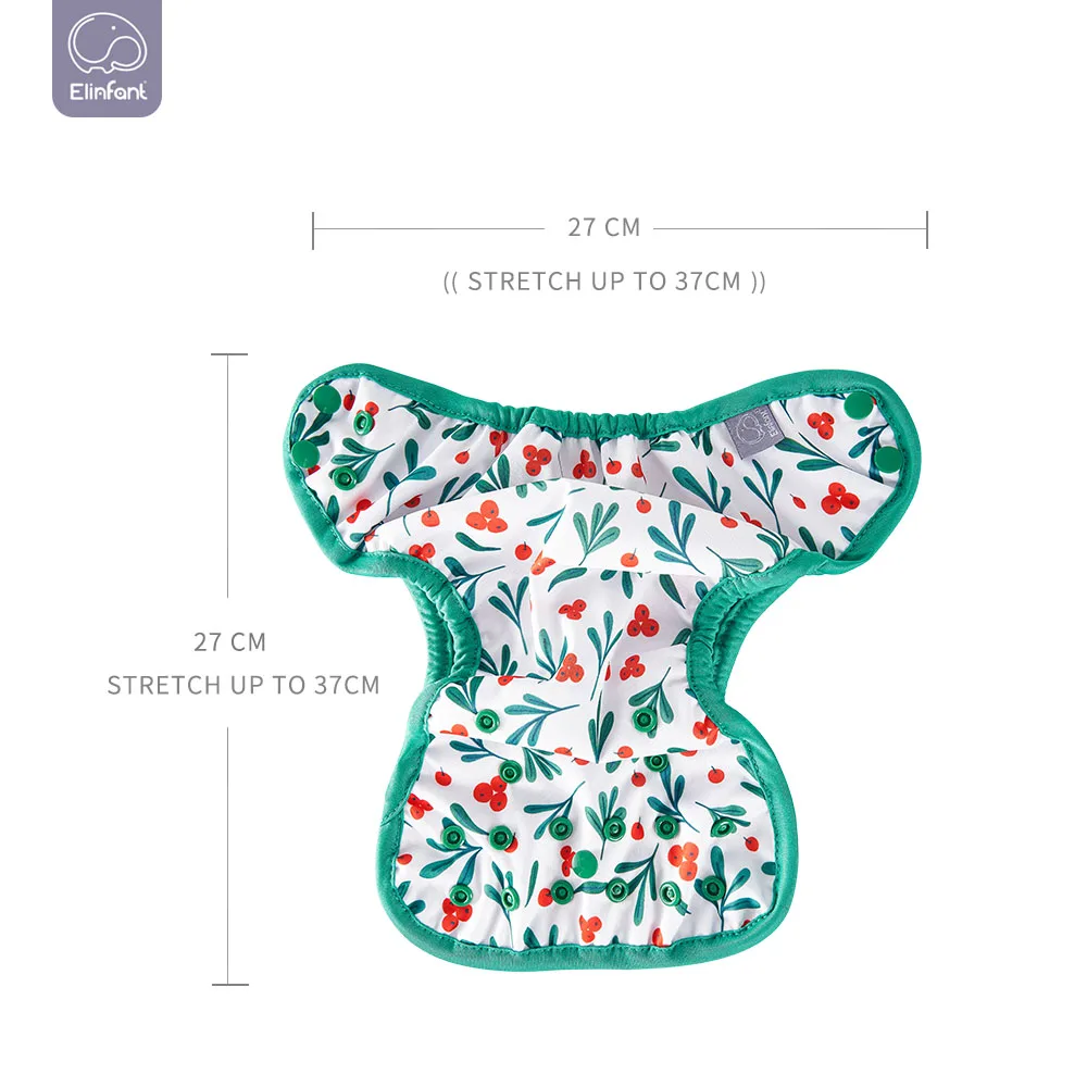 Elinfant copertura per pannolini per neonati lavabile copertura per bambini pannolini di stoffa riutilizzabili per pannolini regolabili per animali dei cartoni animati disponibili