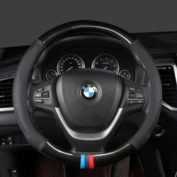 Juste de Volant de Voiture en Cuir de 38cm 15 Pouces, pour BMW Série 1 2 3 4 5 6 7 Z E46 E90 E87 F20 F22 F45 F30 G20 E60 F10 G30 F01 G11 E89