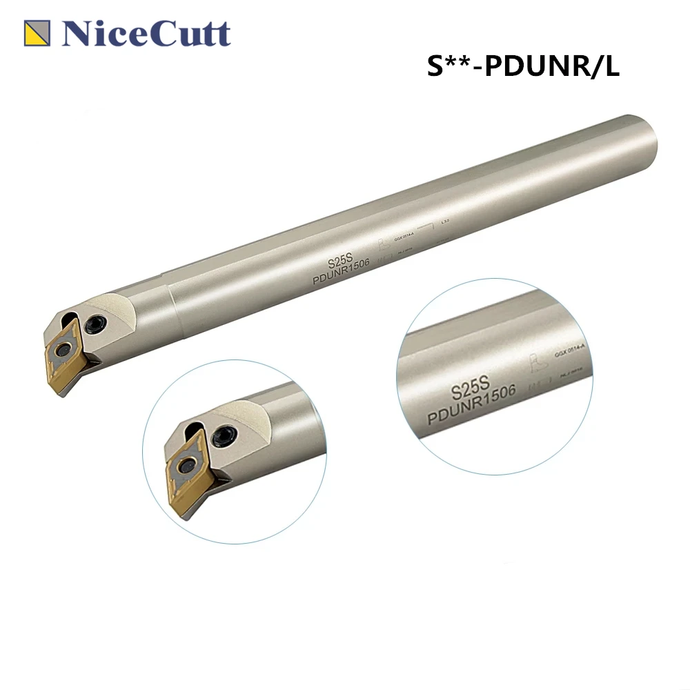 Nicecutt S25S-DDUNR1504 1506 Lathe Tools CNC Machine  Internal Tool Holder Carbide Turning Insert DNMG Blade