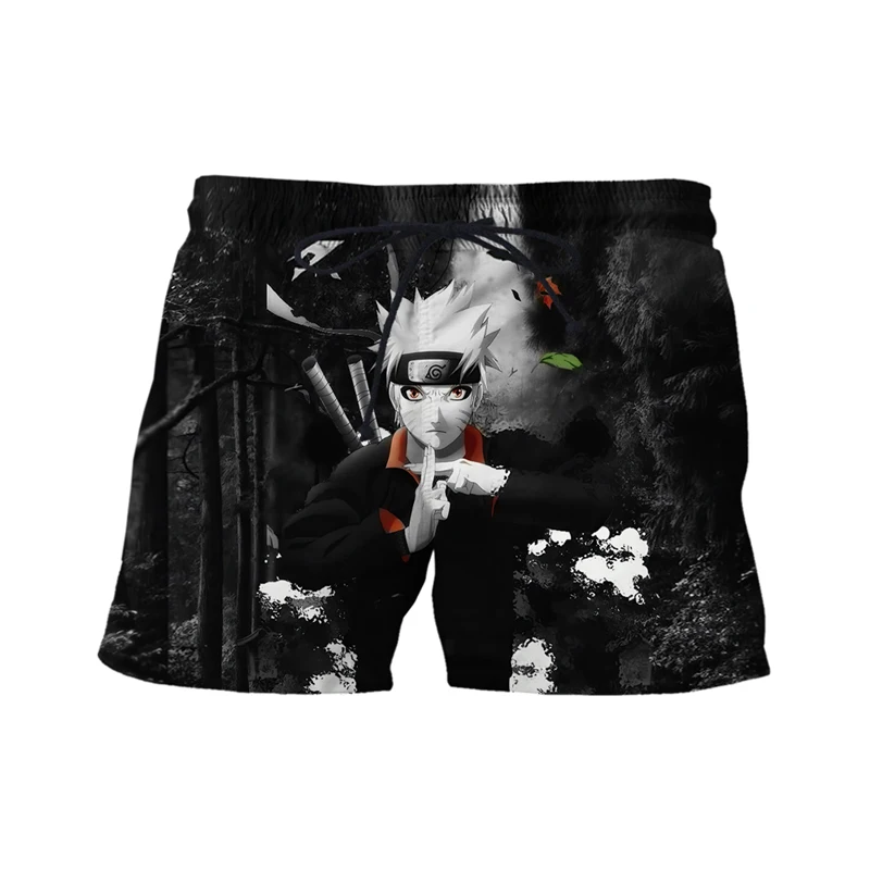 

2021 New Japanese anime Children fashion pattern print 3D Shorts Kids Short Pant Summer cartoon Cute Boys Girls sport Shorts