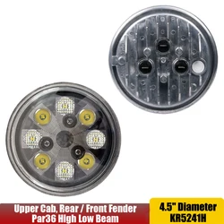 Par36 24W Aircraft LED Landing & Taxi Light - Hi/Lo Beam 12V 24V Sealed beam For Allis Chalmers Tractor 160,170,175,180+ x1