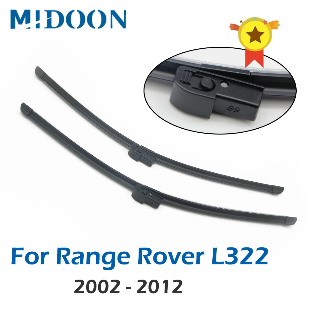 MIDOON Wiper Front Wiper Blades For Land Rover Range Rover L322 IVogue HSE 2002 - 2012 Windshield Windscreen Front Window 26