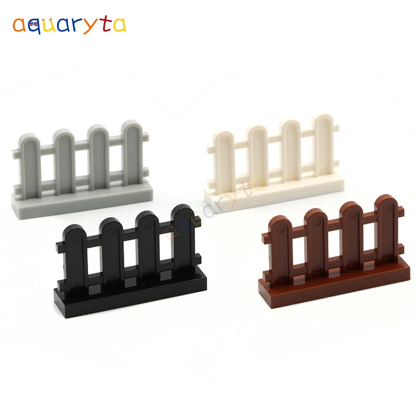 

Строительные блоки AQUARYTA, 20 шт., Moc, 1x4x2, забор, Арден 33303, город, улица, вид, часть «сделай сам», Обучающие креативные Подарочные игрушки для подростков