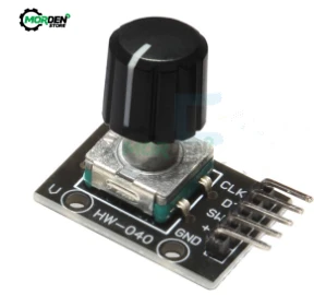 360° Rotary Encoder Module + 6mm Rotating Potentiometer Knob Cap For Arduino Brick Sensor Switch Development Board