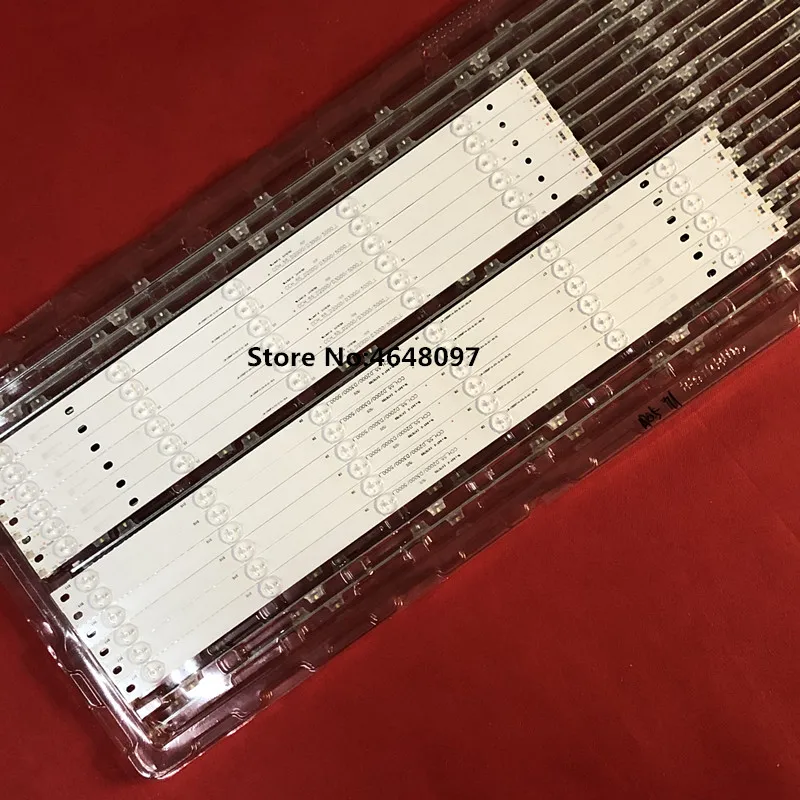 

LED backlight strip 11 lamp for LB-C550F14-E4-S-G1-L02/L03 LB-C550F14-E4-S-G1-DL5/DL6 LD1 LD2 DL9 DL10 55D3000 D2000 LB55036