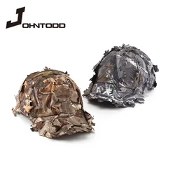 2021 Fashion Summer Men Baseball Cap Camouflage Outdoor Breathable Hunting Fishing Camping Bones Women Snapback 3D Leaf Hats