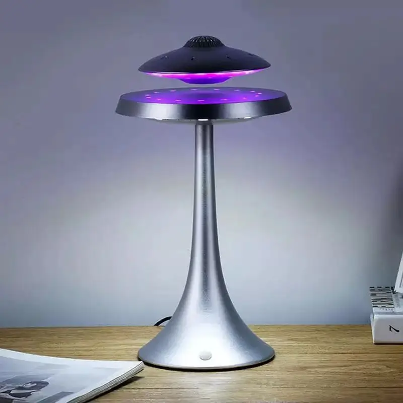 DJYG UFO Magnetic levitation bluetooth stereo Wireless charging ufo  life  Wireless bluetooth speakers Fashion lamp