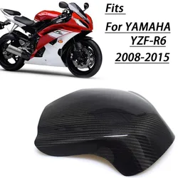 Carbon Fiber Fuel Gas Tank Cover Protector for YZF R6 2008 2009 2010 2011 2012 2013 2014 2015 decal