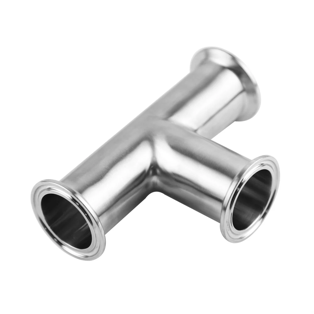 304 Rvs 2 "Tri Clamp Tee Connector Pijp Sanitair Huls 3 Manier