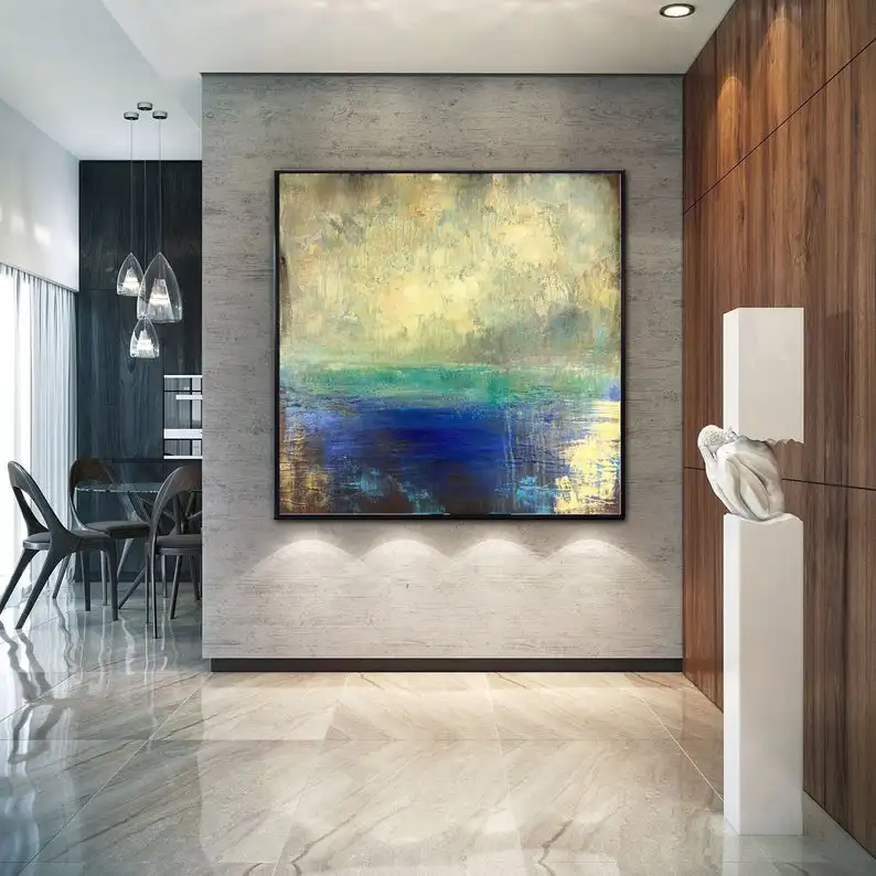 

Original Sea Painting Abstract Acrylic Paintings On Extremely Unique Painting Contemporary Painting Large Abstract Wall Painting