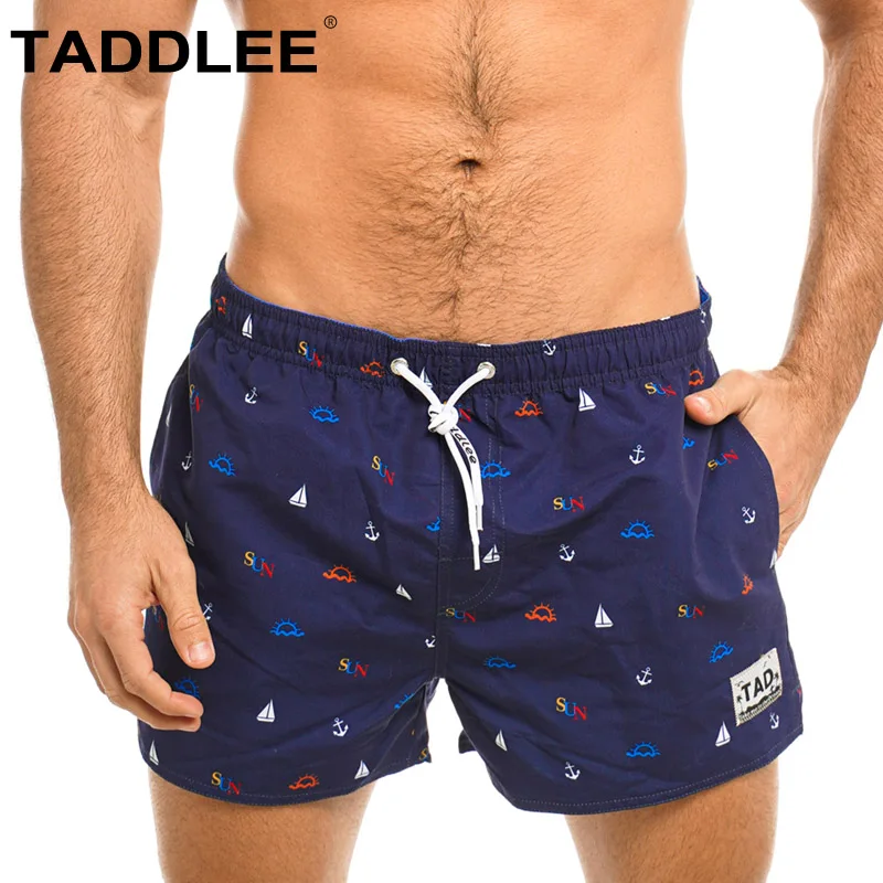 Taddlee Brand Sexy Swimwear Men Boardshorts Surfing Swim Boxer Trunk Swimsuits Bathing Suit Quick Dry Square Cut Beach Shorts