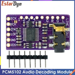 Interface I2S PCM5102A DAC Decoder GY-PCM5102 I2S Player Module For Raspberry Pi pHAT Format Board Digital PCM5102 Audio Board