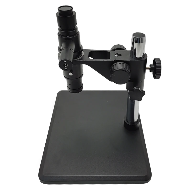 AmScope H800 Series Zoom Inspection Monocular Stereo Microscope 1X-7X+ Coaxial Light on Table Stand