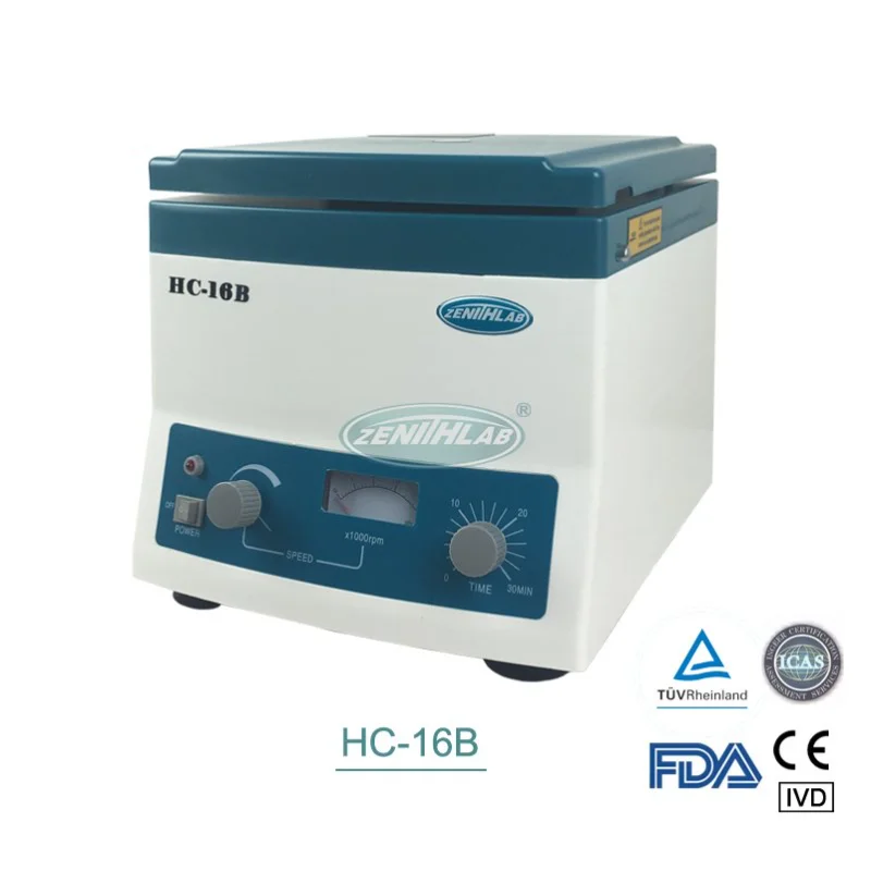 電子高速遠心分離機,医療機器,HC-16B, 0.5ml, 1.5ml, 2ml, 5ml, 16000 rpm,110v,220v