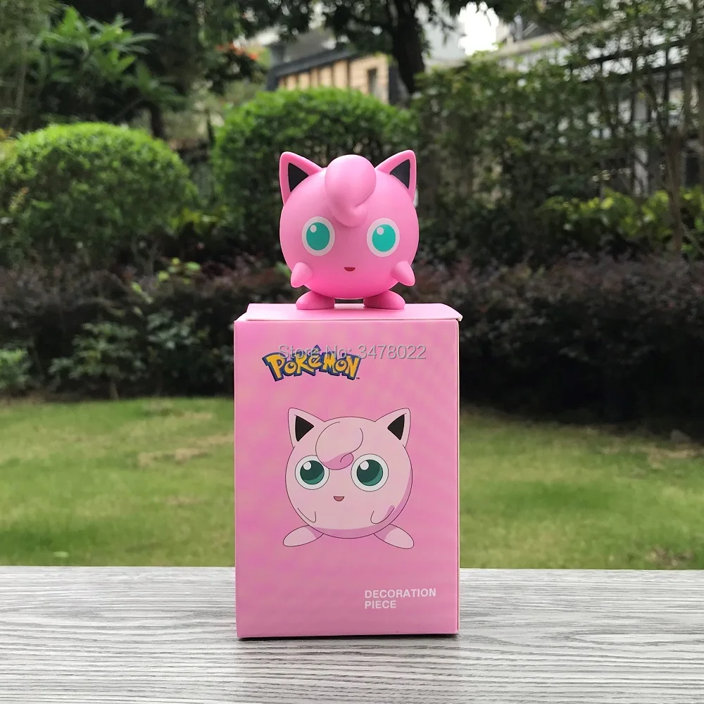 Original Pokemon Figuren Pikachu Charmander Psyduck Jigglypuff Bulbasaur Squirtle PVC Spielzeug Modell