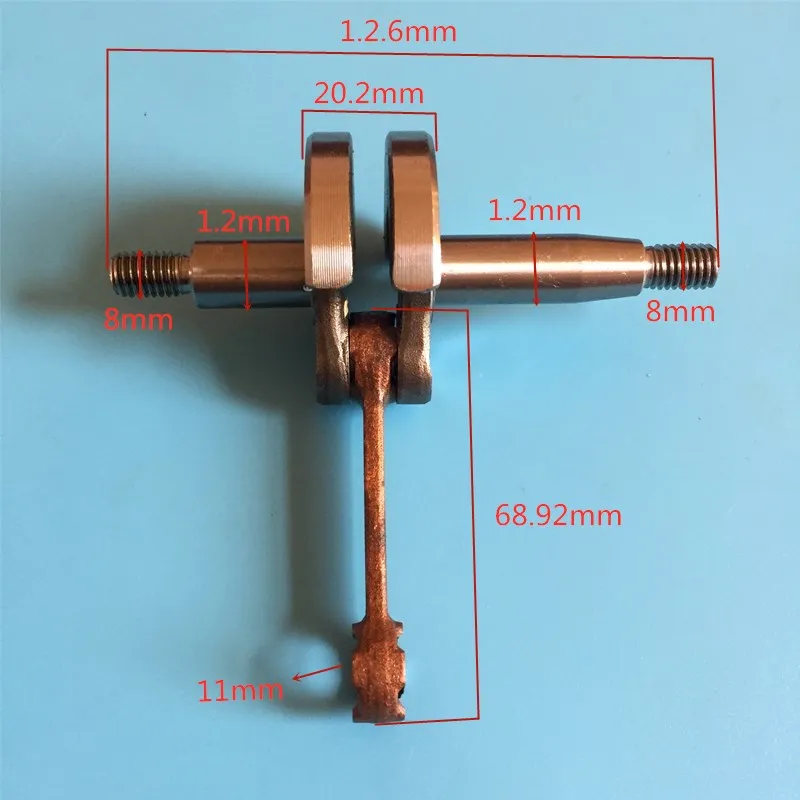 WAŁ KRANOWY DO MITSUBISHI TU26 I WIĘCEJ 26CC WAŁ Z KRANKOWYCH 767 768 708 SPRAYER MIST DUSTER PARTS