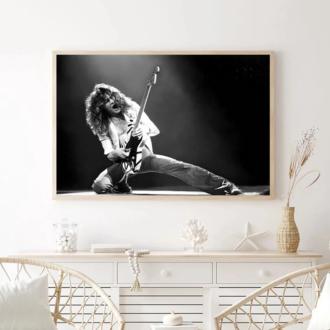 Eddie Van Halen Poster Music Singer Star Photo Photo Art Canvas Print Poster Home Decoration Wall Painting Without Frame