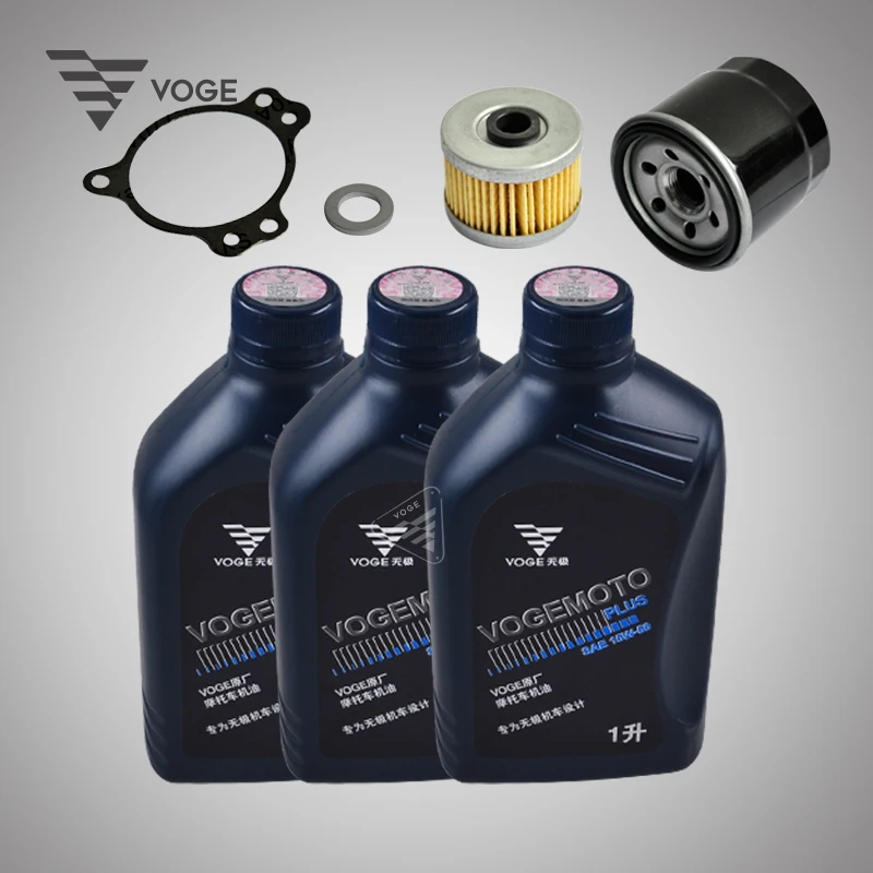 Motorcycle Lx300r Rr Lx300ac Lx500r Summer Fully Synthetic Lubricating Oil Filter Apply for Loncin Voge