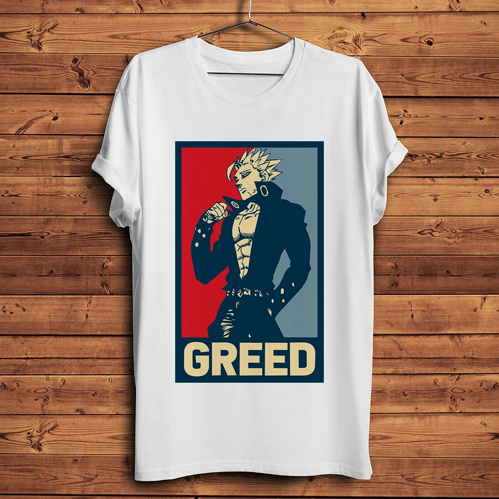 The Seven Deadly Sins Meliodas Ban King Gowther Escanor Merlin anime tshirt men new white casual short unisex streetwear Tee