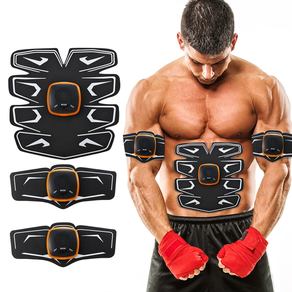 Muscle Stimulator Body Slimming Shaper Machine Vibration Abdominal Muscle Trainer Waist Belly Leg Arm Exercise Fitness Equipment