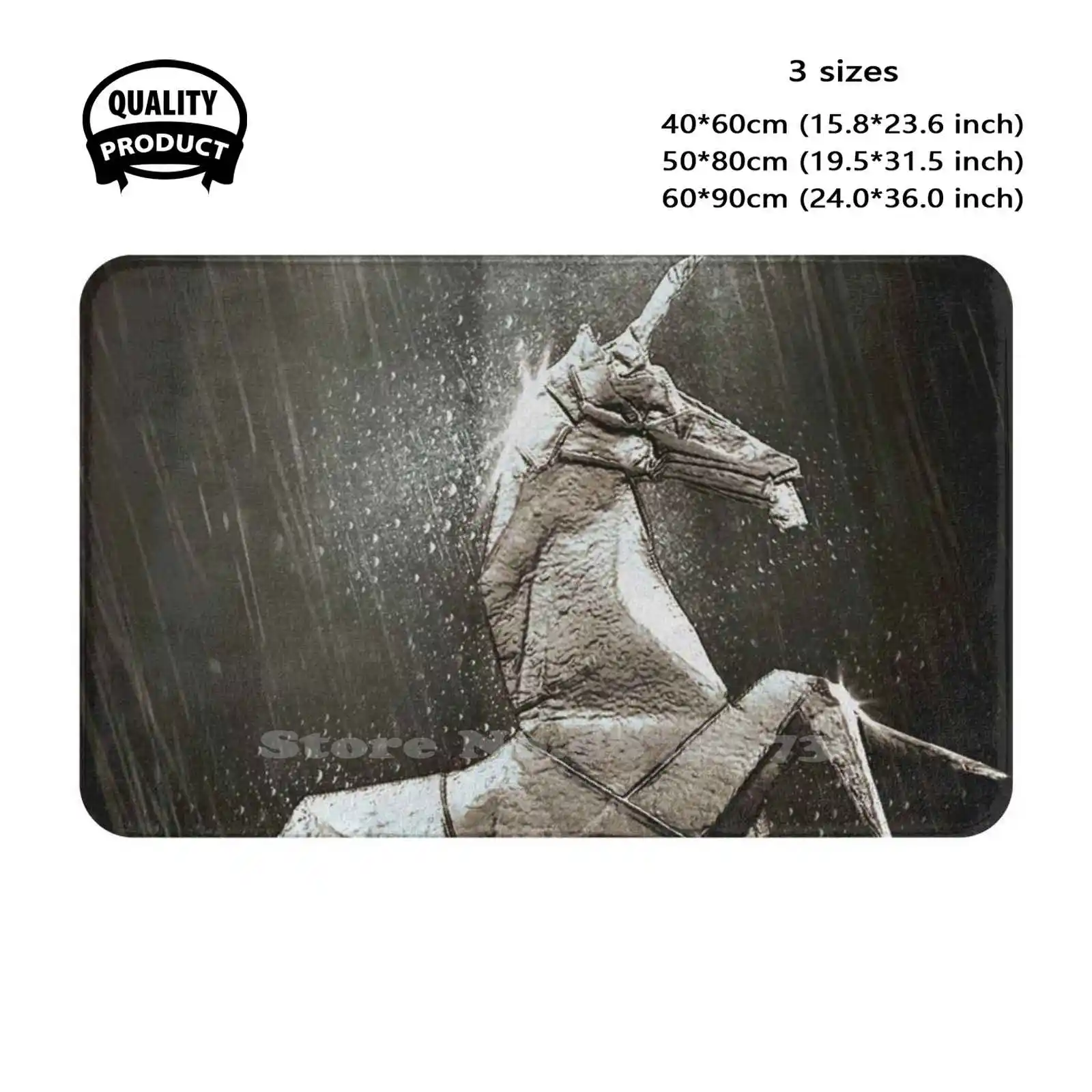 Unicorn For Movies Lovers Soft Cushion Home Carpet Door Mat Car Rug 2049 Sci Fi Ridley 80S Replicants Gosling Robots Sience