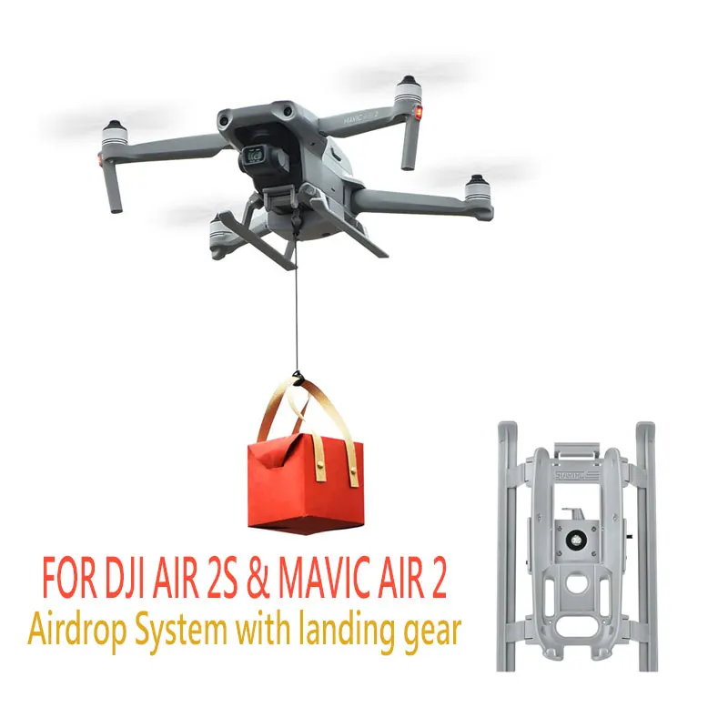 نظام إسقاط طائرة بدون طيار ل DJI Mini 4 Pro ، Air 2S ، Mavic Air 2 ، اقتراح الزفاف ، جهاز نقل القاذف مع ملحق معدات الهبوط