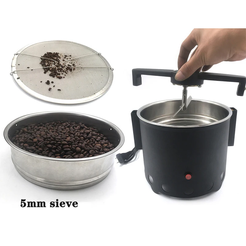 New In Automatic Electric Coffee Bean Cooler 500g Double Sieve Roasting Cooling Machine For Cafe Roasting Cooling Rich Flavour