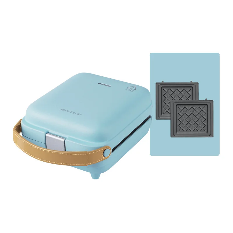 เครื่องปิ้งขนมปังอัตโนมัติอาหารเช้าแบบพกพาเครื่องทำแซนวิชไฟฟ้าวาฟเฟิล Non Stick Multifunctional Home Drop Shipping MB20