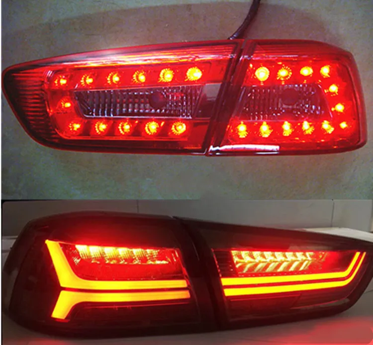 

RQXR Led tail light brake lamp reverse lights turn signal assembly for Mitsubishi LANCER EX 2009-2015